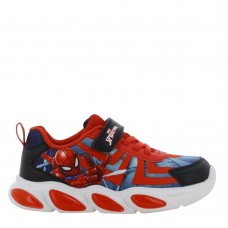 Marvel Spiderman Sneaker ΜΕ ΦΩΤΑΚΙΑ SP015109 Μαύρο Κόκκινο