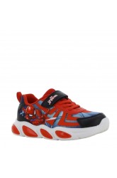 Marvel Spiderman Sneaker ΜΕ ΦΩΤΑΚΙΑ SP015109 Μαύρο Κόκκινο