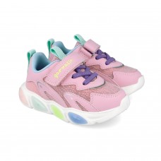 Garvalin Sneaker ΜΕ ΦΩΤΑΚΙΑ 251808 D032 Ροζ