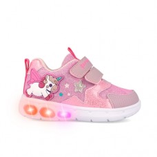 Garvalin Sneaker Με Φωτάκια Unicorn 262720-A032 Ροζ Garvalin Sneaker Με Φωτάκια Unicorn 262720-A032 Ροζ