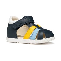 Geox Παπουτσοπέδιλο B MACCHIA B254VA 08554 C4229 Μπλε Κίτρινο
