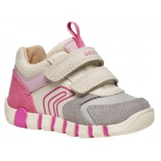 Geox Sneaker B IUPIDOO B3558C 05422 C0874 Γκρι Ροζ