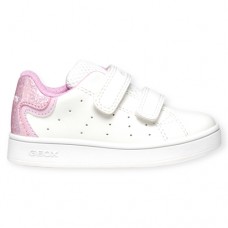 Geox Sneaker B ECLYPER GIRL B365MA 054BJ C0406 Λευκό Ροζ