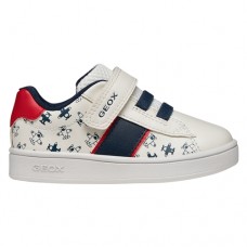 Geox Sneaker B ECLYPER B455LA 000BC C0085 Λευκό Μπλε