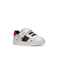 Geox Sneaker B ECLYPER B455LA 000BC C0085 Λευκό Μπλε