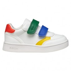 Geox Sneaker B ECLYPER B555LA 000BC C0547 Λευκό Πράσινο