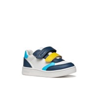 Geox Sneaker B ECLYPER B555LA 000BC CB41Z Λευκό Μπλε