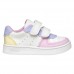 Geox Sneaker B ECLYPER B454TD 000BC C1372 Λευκό Ροζ Λιλά
