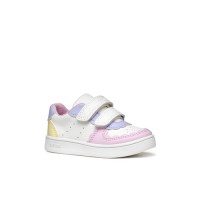 Geox Sneaker B ECLYPER B454TD 000BC C1372 Λευκό Ροζ Λιλά
