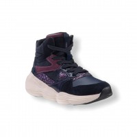 Geox Μποτάκι Sneaker  J BUBBLEX J04CNA Μπλε