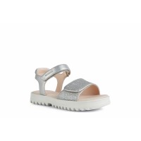 Geox Πέδιλο J CORALIE J256EB 0NFEW C1007 B Ασημί