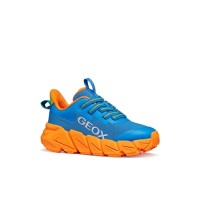 Geox Sneaker J FLEXYPER FAST J46N1A Μπλε Ρουά Πορτοκαλί