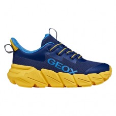 Geox Sneaker J FLEXYPER FAST J46N1A Μπλε Κίτρινο Geox Sneaker J FLEXYPER FAST J46N1A Μπλε Κίτρινο
