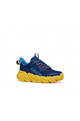 Geox Sneaker J FLEXYPER FAST J46N1A Μπλε Κίτρινο