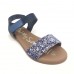 Oh! my Sandals 4273 Μπλε Πέδιλα