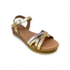 Oh! my Sandals Πέδιλο 5515 Χρυσό