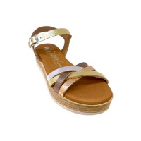 Oh my Sandals Πέδιλο 5770 Μπρονζέ