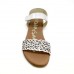 Oh! my Sandals 4271 Πλατίνα Πέδιλα