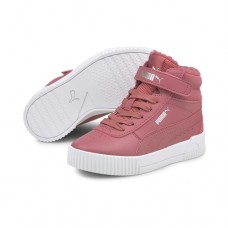 Puma Sneaker Μποτάκι Carina Mid Fur PS 309684 02 Ροζ