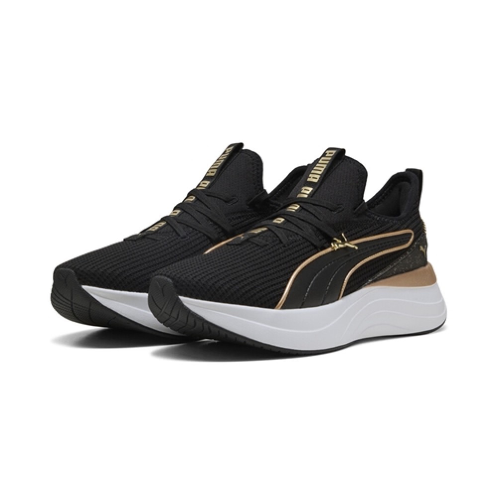Puma Sneaker Softride Sabrina Polished Chrome Wns 313719 01 Μαύρο Puma Sneaker Softride Sabrina Polished Chrome Wns 313719 01 Μαύρο