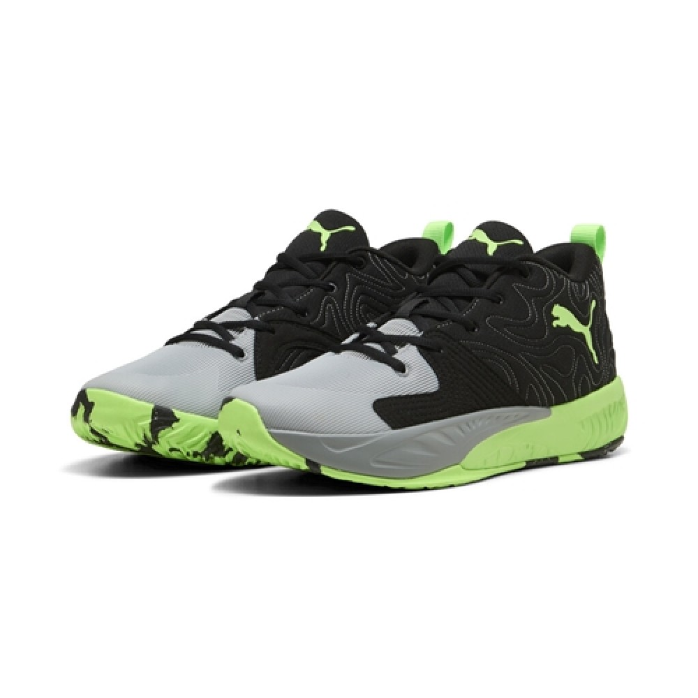 Puma Ημιμποτάκι Court Pro 3 Jr 314061 02 Μαύρο Λαχανί Puma Ημιμποτάκι Court Pro 3 Jr 314061 02 Μαύρο Λαχανί