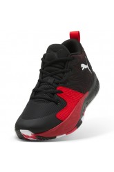 Puma Ημιμποτάκι Court Pro 3 Jr 314061 06 Μαύρο Κόκκινο