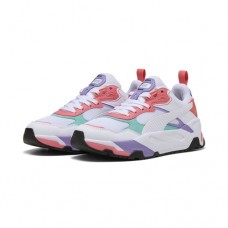 Puma Sneaker Trinity Jr 390838 21 Λευκό Κοραλί