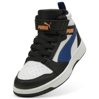 Puma Sneaker Rebound V6 Mid PS 393832 31 Λευκό Μαύρο Μπλε