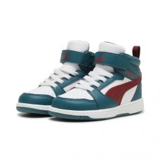 Puma Sneaker Μποτάκι Rebound V6 Mid AC+ Inf 396542 18 Λευκό Πετρόλ