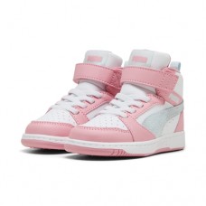Puma Sneaker Rebound V6 Mid Space Belle AC+ Inf 402769 01 Λευκό Κοραλί Puma Sneaker Rebound V6 Mid Space Belle AC+ Inf 402769 01 Λευκό Κοραλί