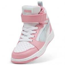 Puma Sneaker Rebound V6 Mid Space Belle AC+ Inf 402769 01 Λευκό Κοραλί