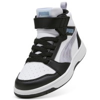 Puma Sneaker Rebound V6 Mid Space Belle AC+ PS 402770 02 Λευκό Μαύρο Λιλά