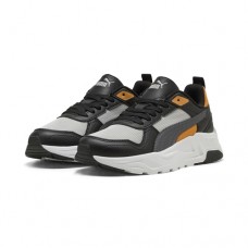 Puma Sneaker Trinity 2 LT Jr 403703 15 Μαύρο Γκρι Puma Sneaker Trinity 2 LT Jr 403703 15 Μαύρο Γκρι