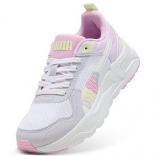 Puma Sneaker Trinity 2 LT Come On Jr 405019 02 Λευκό Ροζ