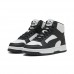 Puma Μποτάκι Rebound Slam Mid Jr 408800 01 Λευκό Μαύρο Puma Μποτάκι Rebound Slam Mid Jr 408800 01 Λευκό Μαύρο