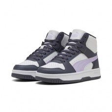 Puma Μποτάκι Rebound Slam Mid Jr 408800 06 Μωβ Λιλά Λευκό Puma Μποτάκι Rebound Slam Mid Jr 408800 06 Μωβ Λιλά Λευκό