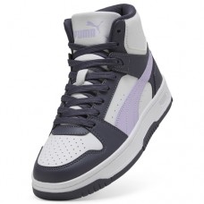 Puma Μποτάκι Rebound Slam Mid Jr 408800 06 Μωβ Λιλά Λευκό