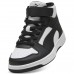 Puma Μποτάκι Rebound Slam Mid PS 408801 01 Λευκό Μαύρο