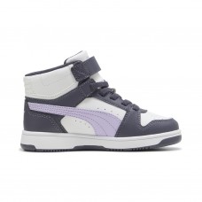 Puma Μποτάκι Rebound Slam Mid PS  408801 06 Μωβ Λιλά Λευκό