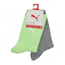 Puma Κάλτσες Easy Rider Junior Πακέτο 2τμχ. Γκρι Λαχανί