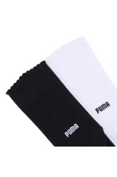 Puma Κάλτσες Scallop Edge 947221 2P Λευκό Μαύρο