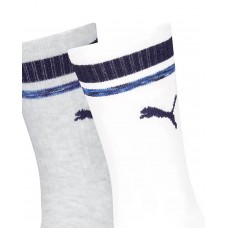 Puma Κάλτσες Heritage Stripe Crew 947227 2P Λευκό 