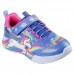 Skechers Sneaker Με Φωτάκια Unicorn Bungee 302298L_BLMT Μπλε  Multi