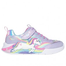 Skechers Sneaker Lighted Unicorn Bungee 302298L_LVMT Μωβ Λιλά