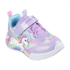 Skechers Sneaker ΜΕ ΦΩΤΑΚΙΑ UNICORN CHARMER 302298N_LVMT Μωβ Λιλά