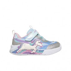 Skechers Sneaker Με Φωτάκια Unicorn Chaser 302298N_SMLT Ασημί Γαλάζιο Λιλά Skechers Sneaker Με Φωτάκια Unicorn Chaser 302298N_SMLT Ασημί Γαλάζιο Λιλά