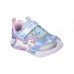 Skechers Sneaker Με Φωτάκια Unicorn Chaser 302298N_SMLT Ασημί Γαλάζιο Λιλά