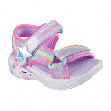 Skechers Πέδιλα Με Φωτάκια Dreamy Unicorns 303107N_LVMT Μωβ Λιλά