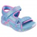 Skechers Πέδιλα Με Φωτάκια Mermaid 303108L_BLMT Μπλε Γαλάζιο 