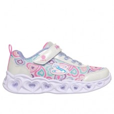 Skechers Sneaker Heart Boogie Love Με Φωτάκια 303257L_WMLT Λευκό